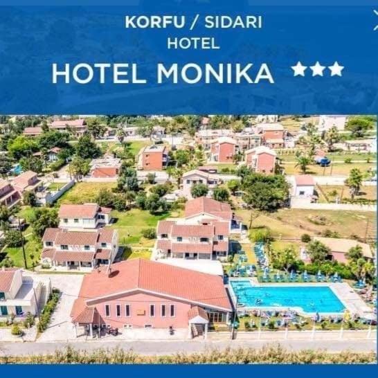 Monika Hotel Sidari Sidárion Eksteriør bilde